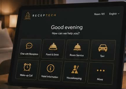 RecepTech tablet interface